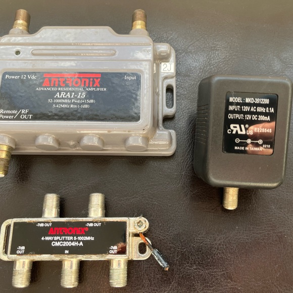 Antronix 4-Way Coaxial Splitter 5-1002MHz CMC2004H-A CableTV 7db OUTPUT w power - Picture 5 of 5